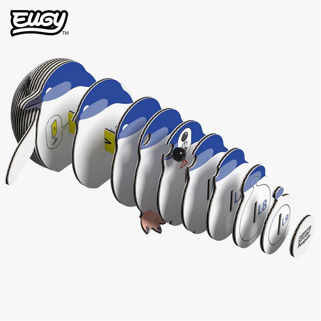 EUGY Penguin 3D Model Kit