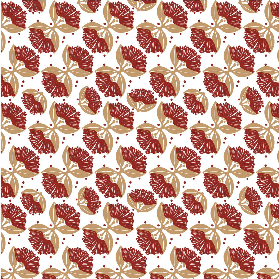 Ali Davies Napkins - Pōhutukawa Red (Set of 2)