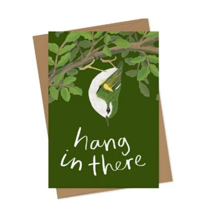 Hang In There Rifleman | Titipounamu Greeting Card