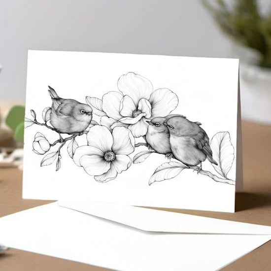 Tauhou | Silvereye Greeting Card