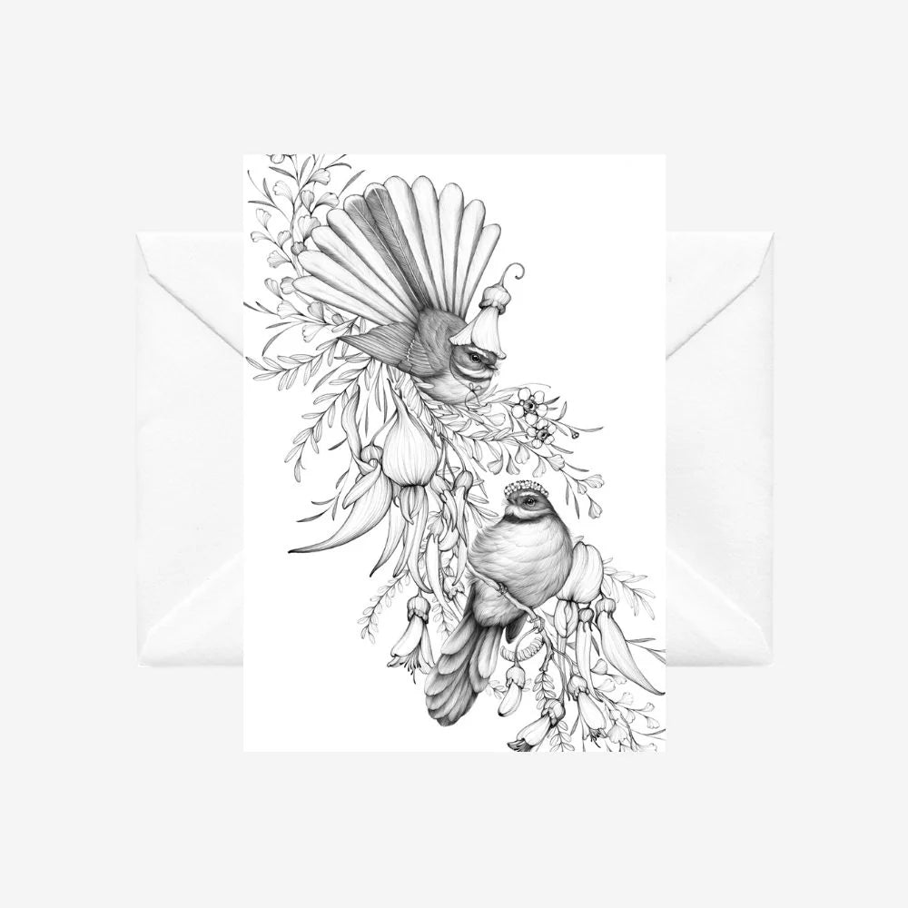 We Go Together | Pīwakawaka Greeting Card