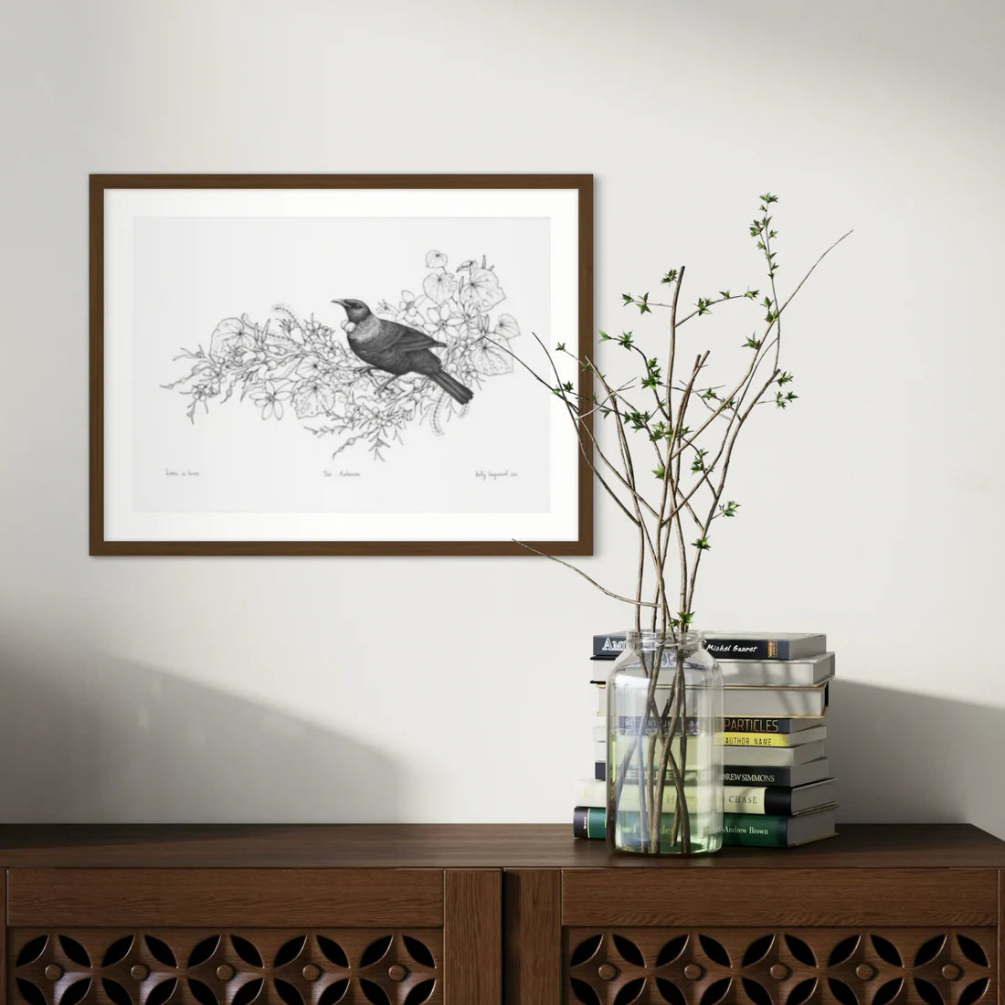 Katy Hayward Print - Home is here - Tūī