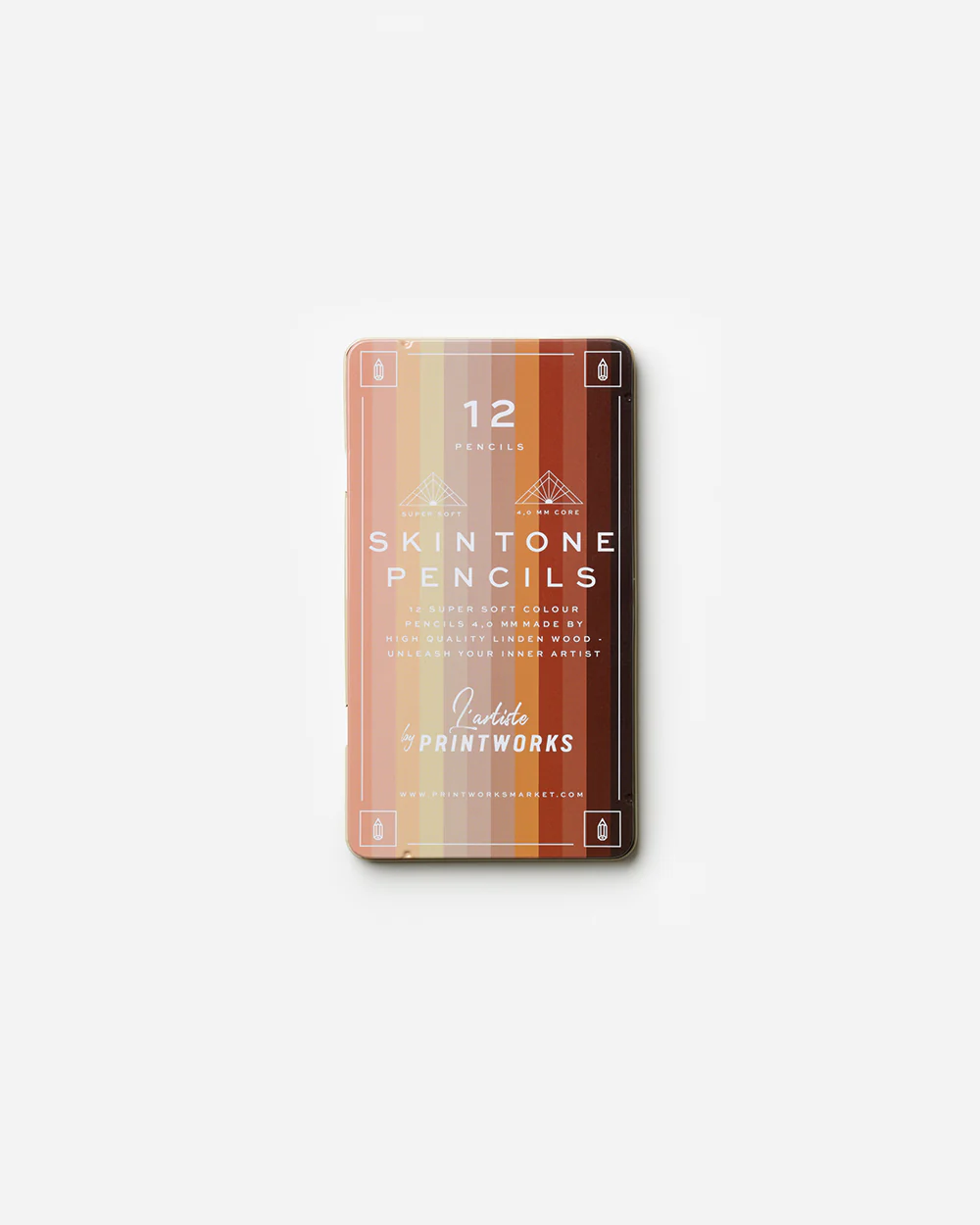 Printworks Skin Tone Colour Pencils – Set of 12