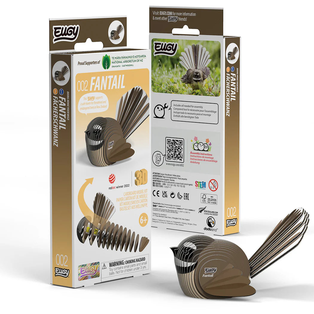EUGY Pīwakawaka | Fantail 3D Model Kit