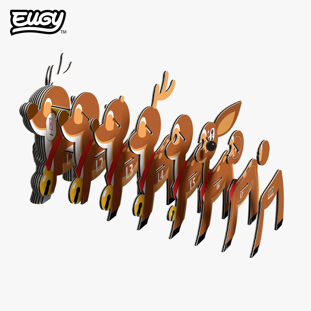 EUGY Reindeer 3D Model Kit