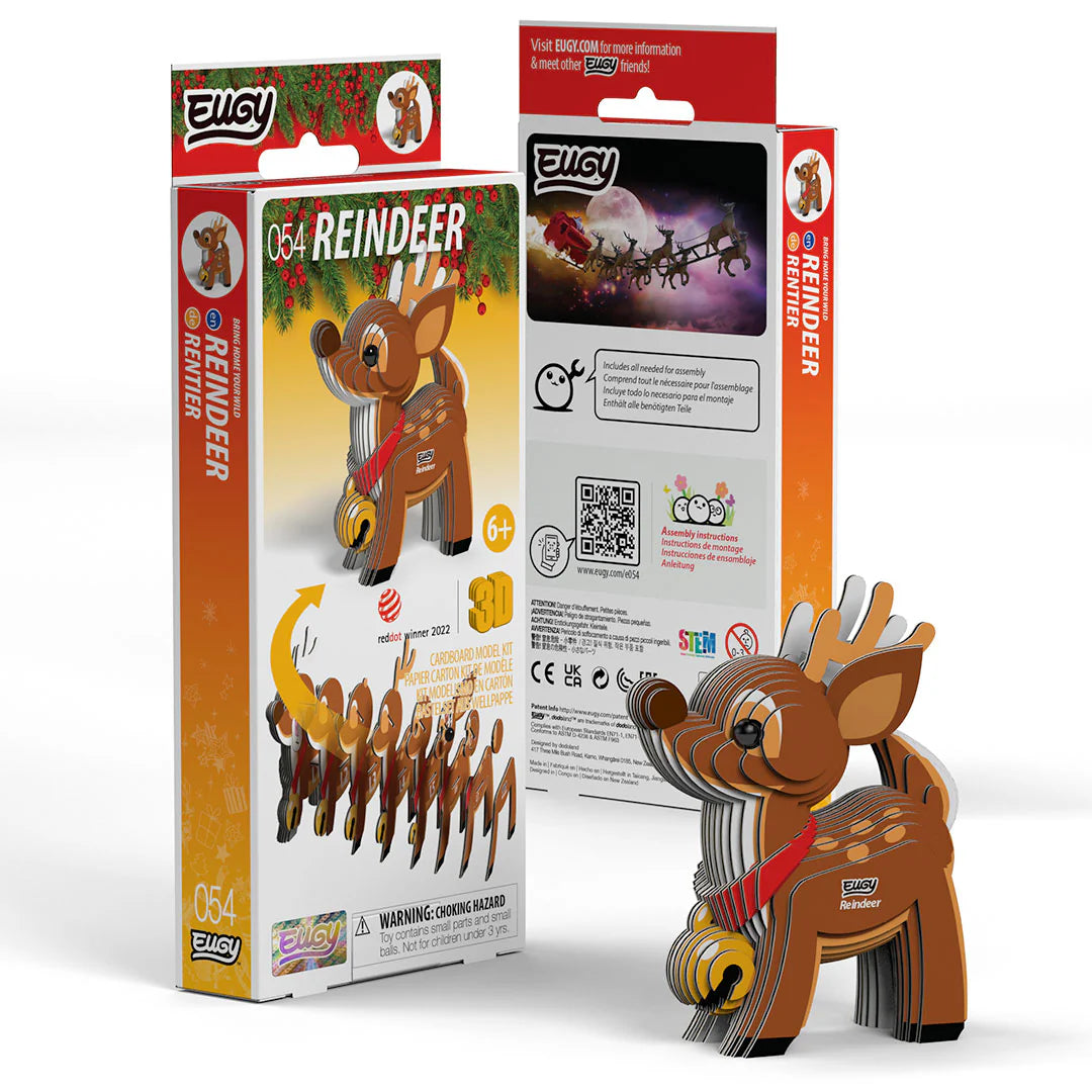 EUGY Reindeer 3D Model Kit