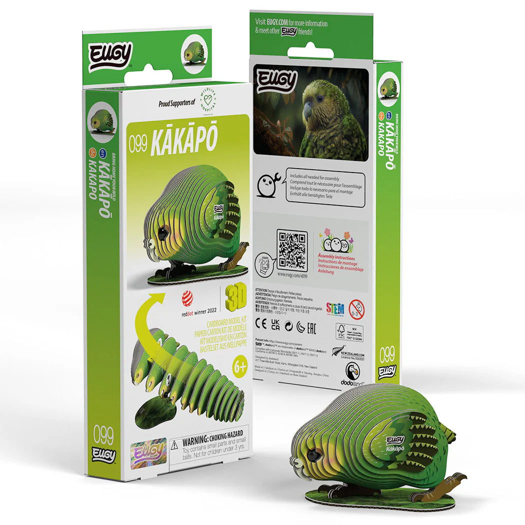 EUGY Kākāpō 3D Model Kit