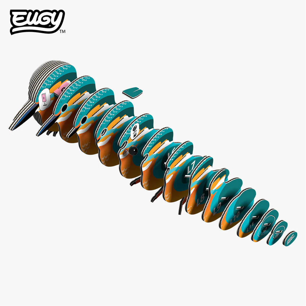 EUGY Kōtare | Kingfisher 3D Model Kit