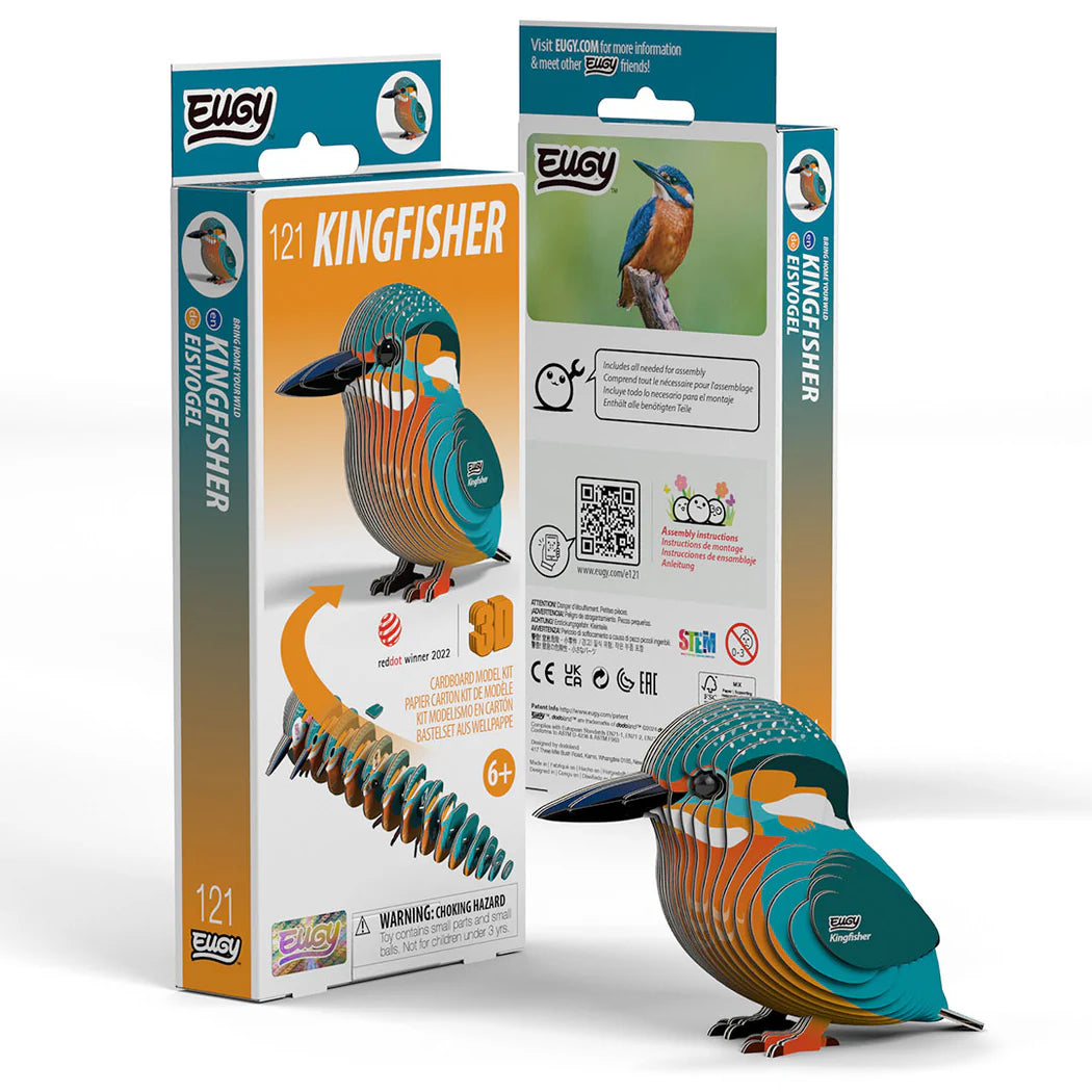 EUGY Kōtare | Kingfisher 3D Model Kit