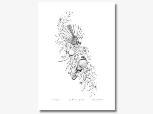 Katy Hayward Print - We Go Together | Pīwakawaka