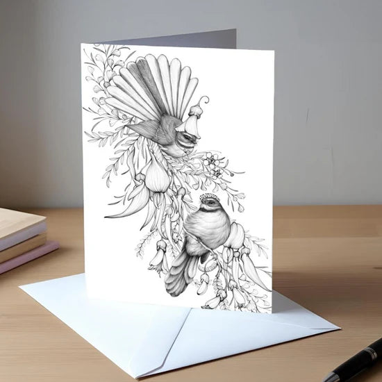 We Go Together | Pīwakawaka Greeting Card