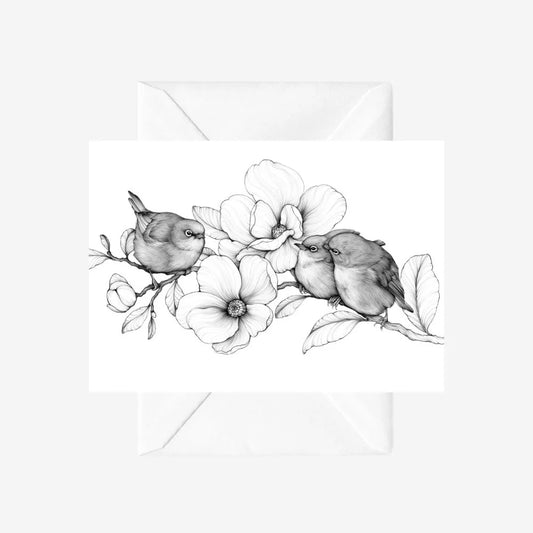 Tauhou | Silvereye Greeting Card