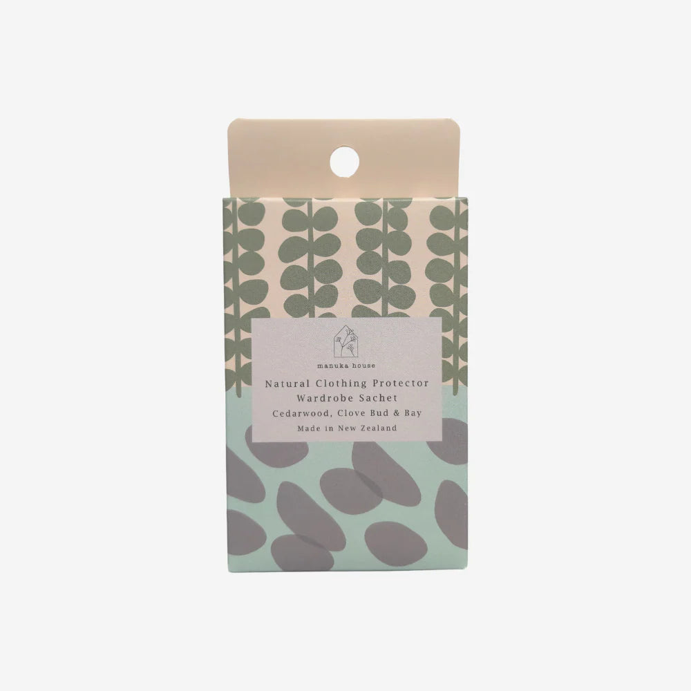 Manuka House Contemporary Wardrobe Sachet - Cedarwood, Clove Bud & Bay