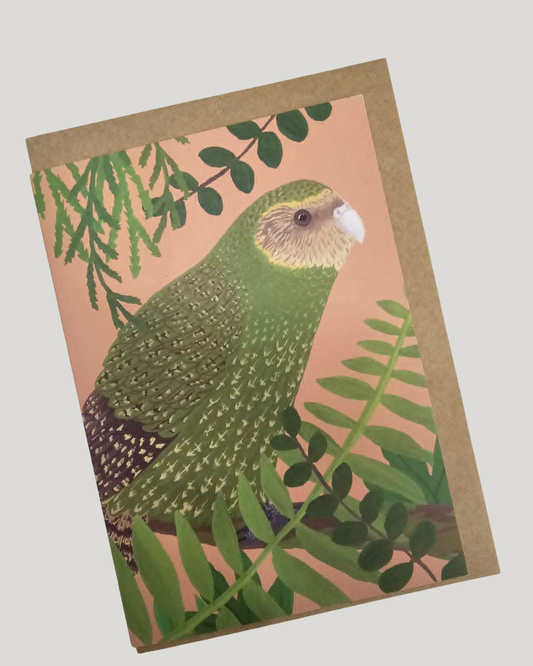 Kākāpō NZ Bird Greeting Card