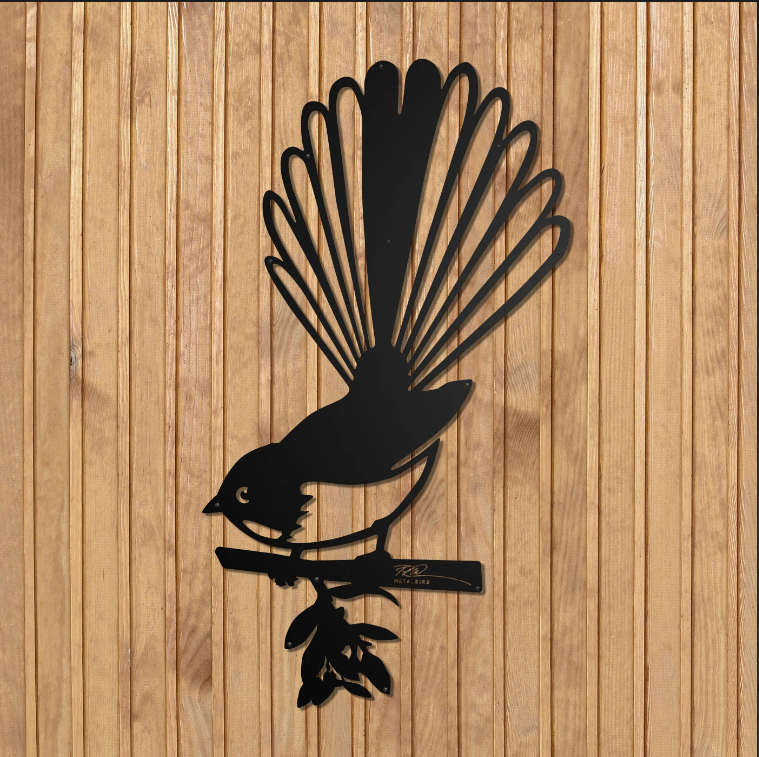 PĪWAKAWAKA BIG BIRD WALL SCULPTURE
