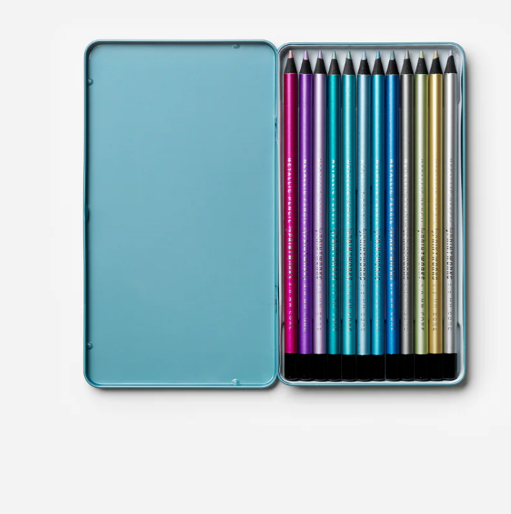 Printworks Metallic Colour Pencils – Set of 12