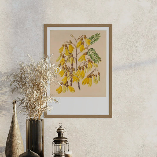 Sarah Featon Print - Yellow Kōwhai