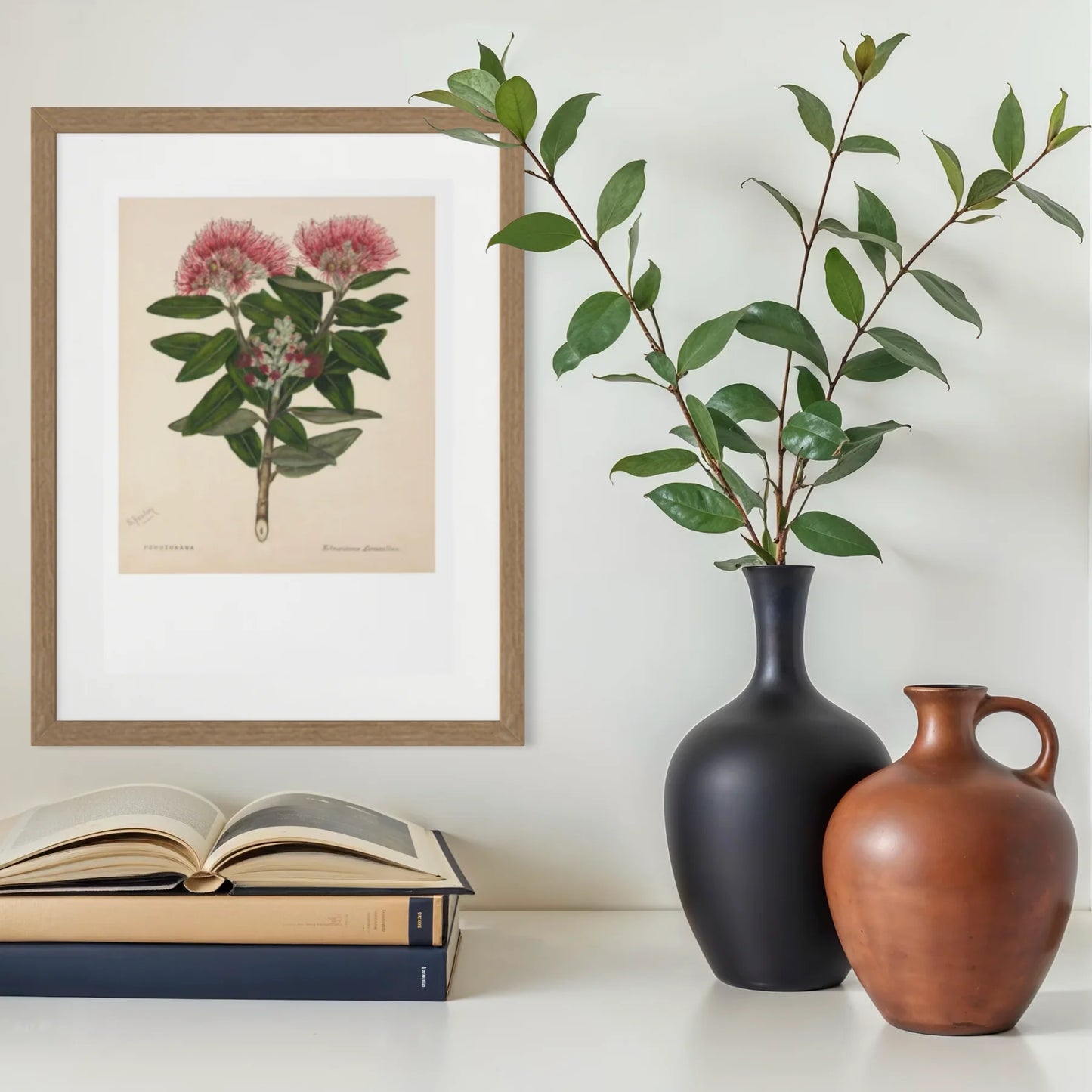Sarah Featon Print - Pōhutukawa