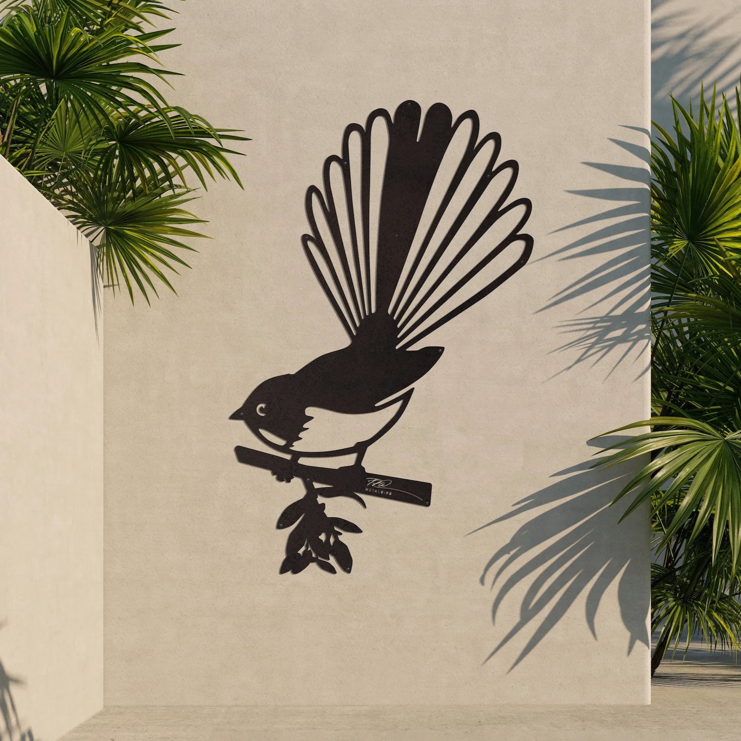PĪWAKAWAKA BIG BIRD WALL SCULPTURE