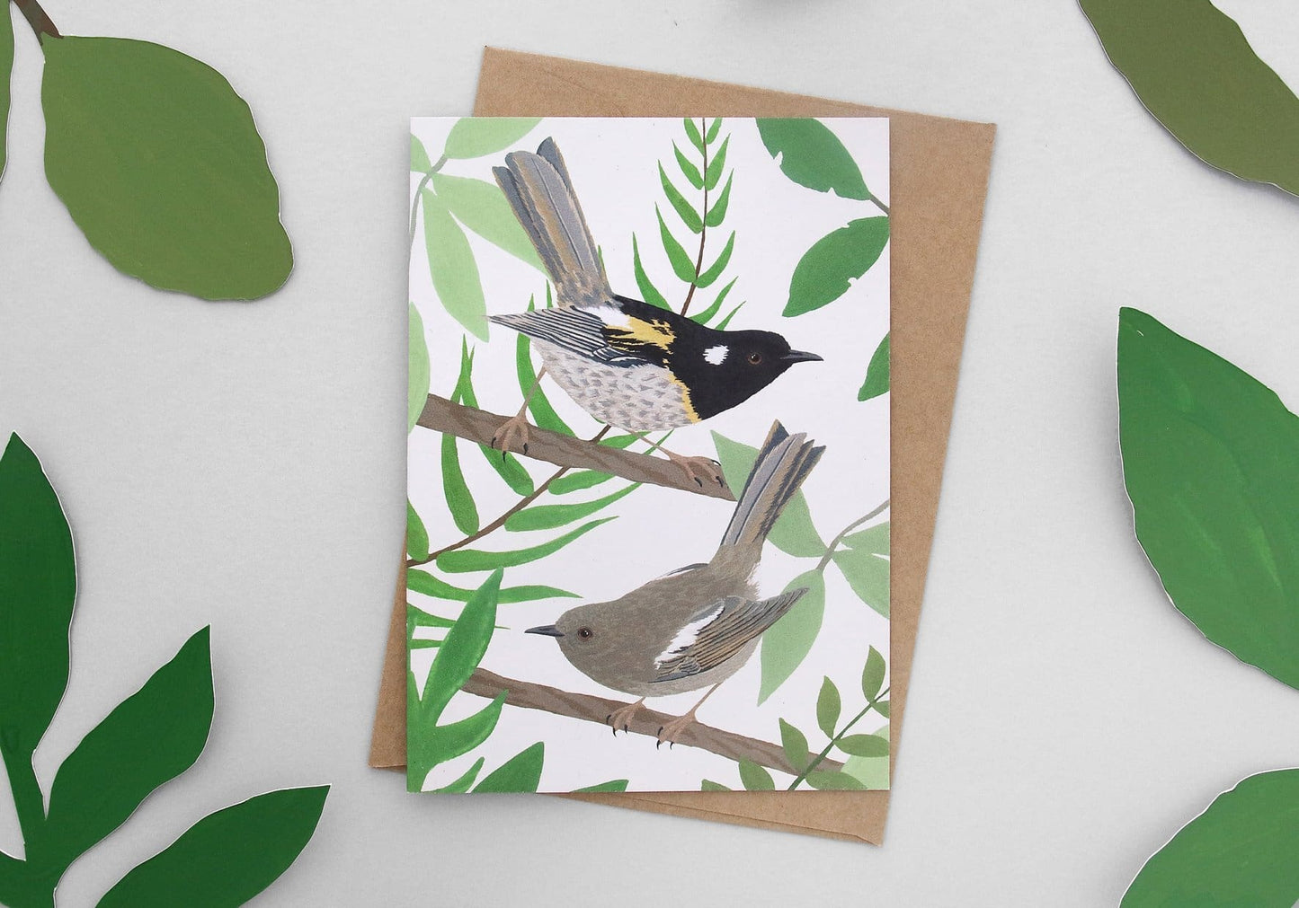 Illustrated NZ Bird Greeting Card Pack of 8 - Pack A