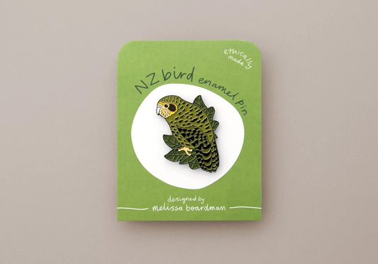 Enamel Pin - Kākāpō